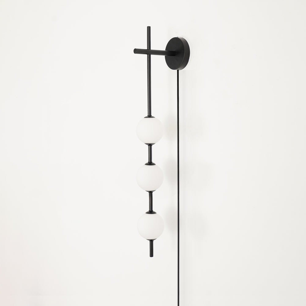 Vertical Globe Plug-In Wall Light, Plug-In Wall Sconce, detail 60