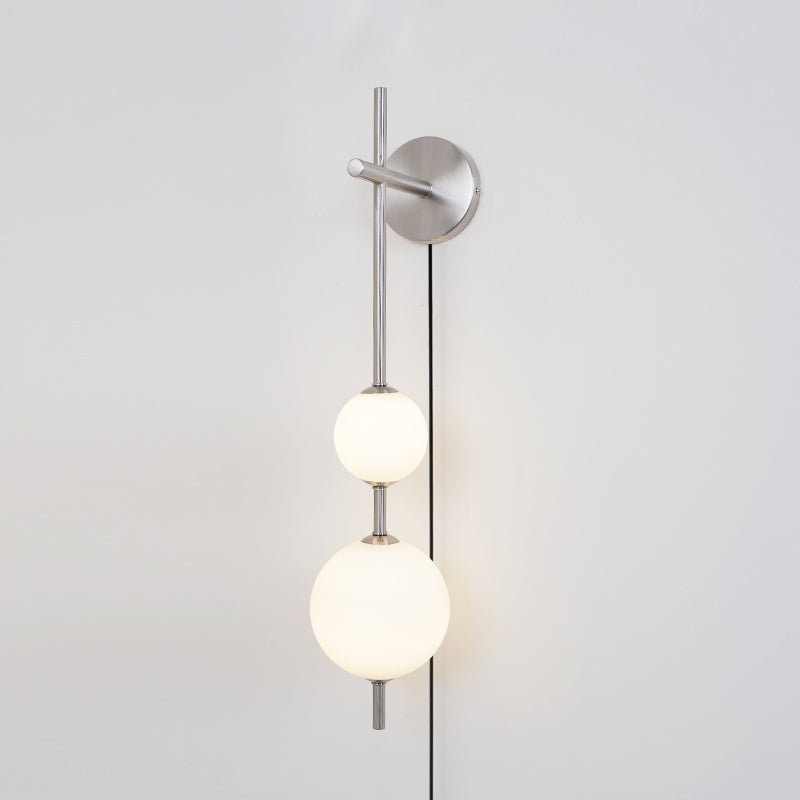 Vertical Globe Plug-In Wall Light, Plug-In Wall Sconce, detail 56