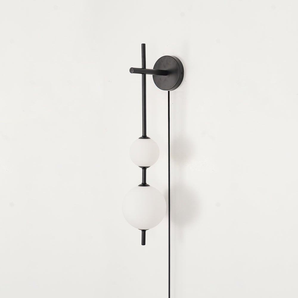 Vertical Globe Plug-In Wall Light, Plug-In Wall Sconce, detail 62
