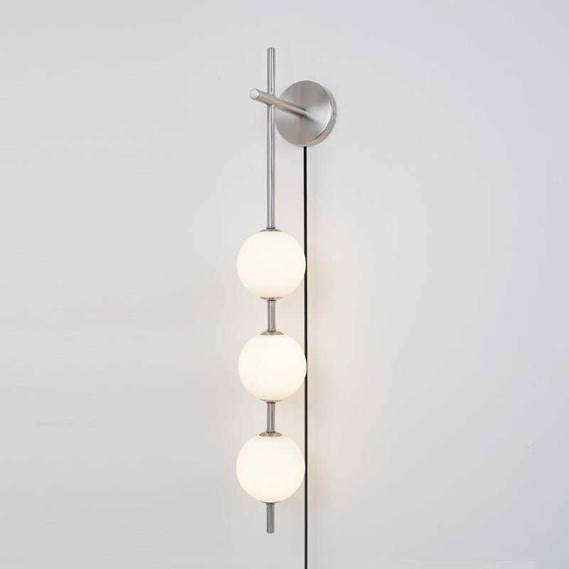 Vertical Globe Plug-In Wall Light, Plug-In Wall Sconce, detail 45