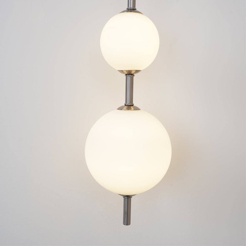 Vertical Globe Lamp bracket Wall Light - Small Balls Size: Dia 10cm Brass, Hardwired Wall Sconce, detail 39