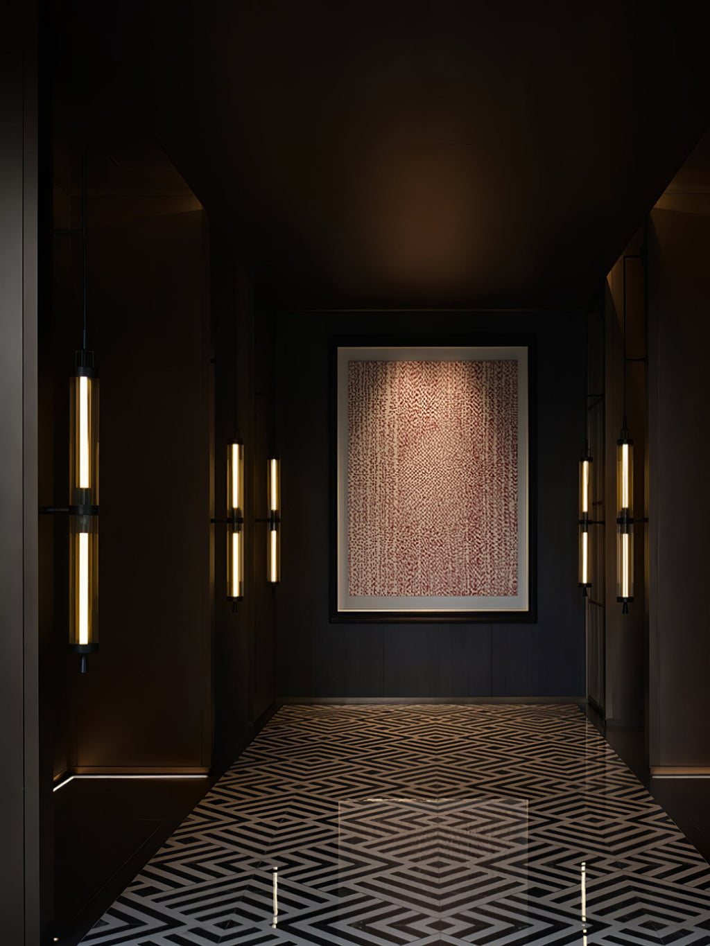 Vertical Bracket Light Wall Light, Hardwired Wall Sconce, detail 19