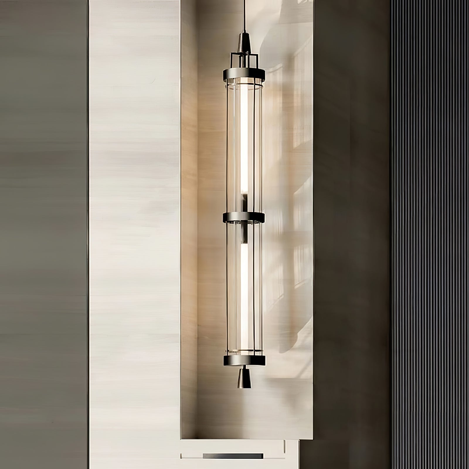 Vertical Bracket Light Wall Light, Hardwired Wall Sconce, detail 9