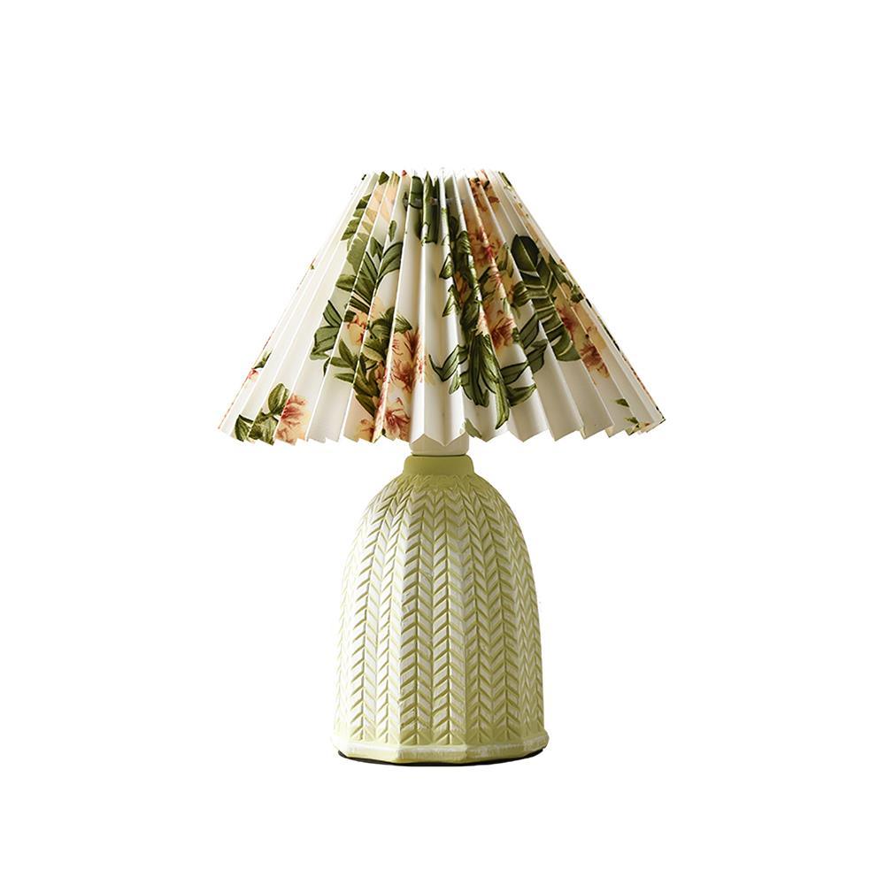 Vintage Pleated Table Light, Bedside Table Lamp, detail 42