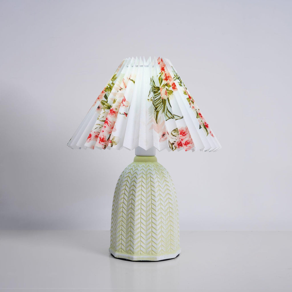 Vintage Pleated Table Light, Bedside Table Lamp, detail 45