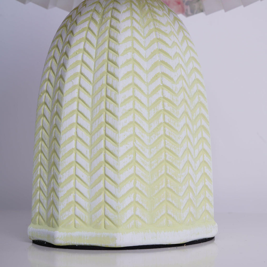 Vintage Pleated Table Light, Bedside Table Lamp, detail 49