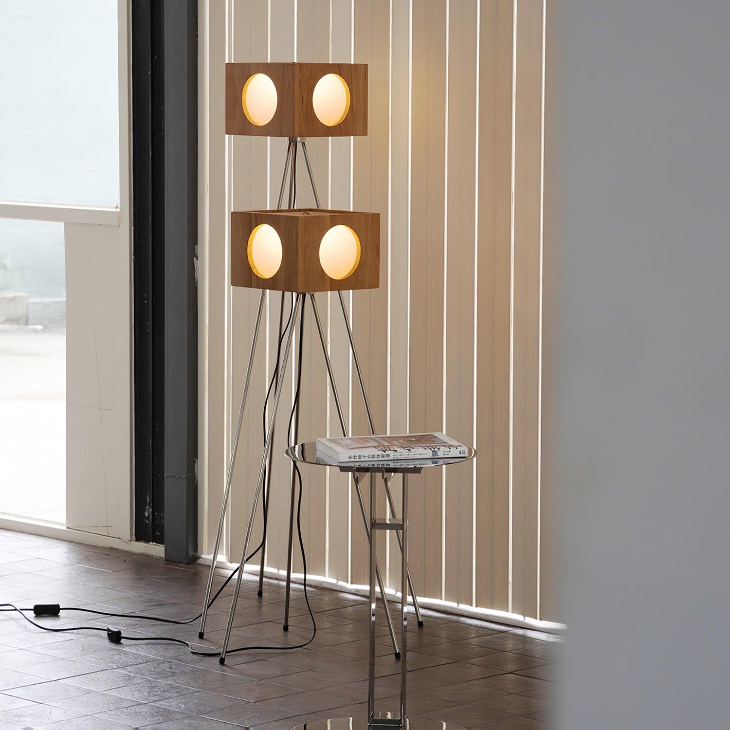 Vintage Tripod Camera Floor Light, Floor Lamp, detail 4