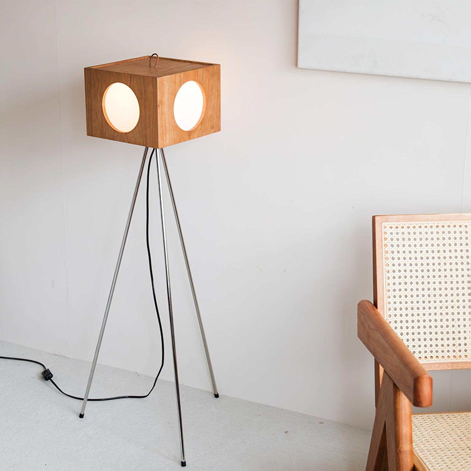 Vintage Tripod Camera Floor Light, Floor Lamp, detail 3