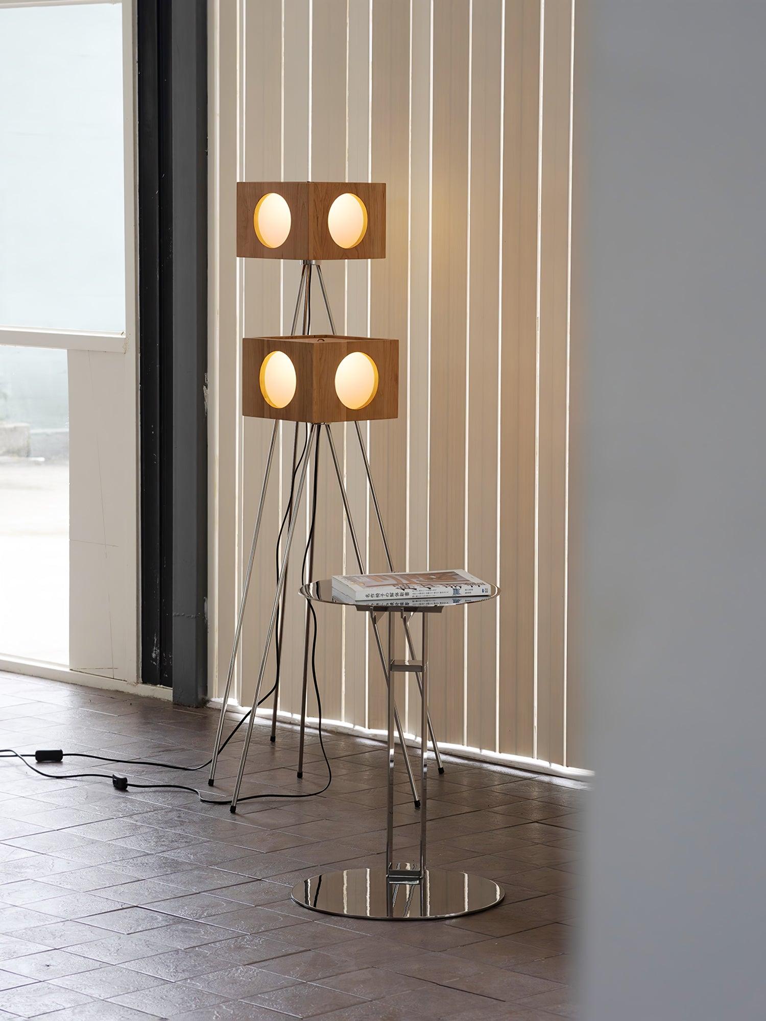 Vintage Tripod Camera Floor Light, Floor Lamp, detail 9