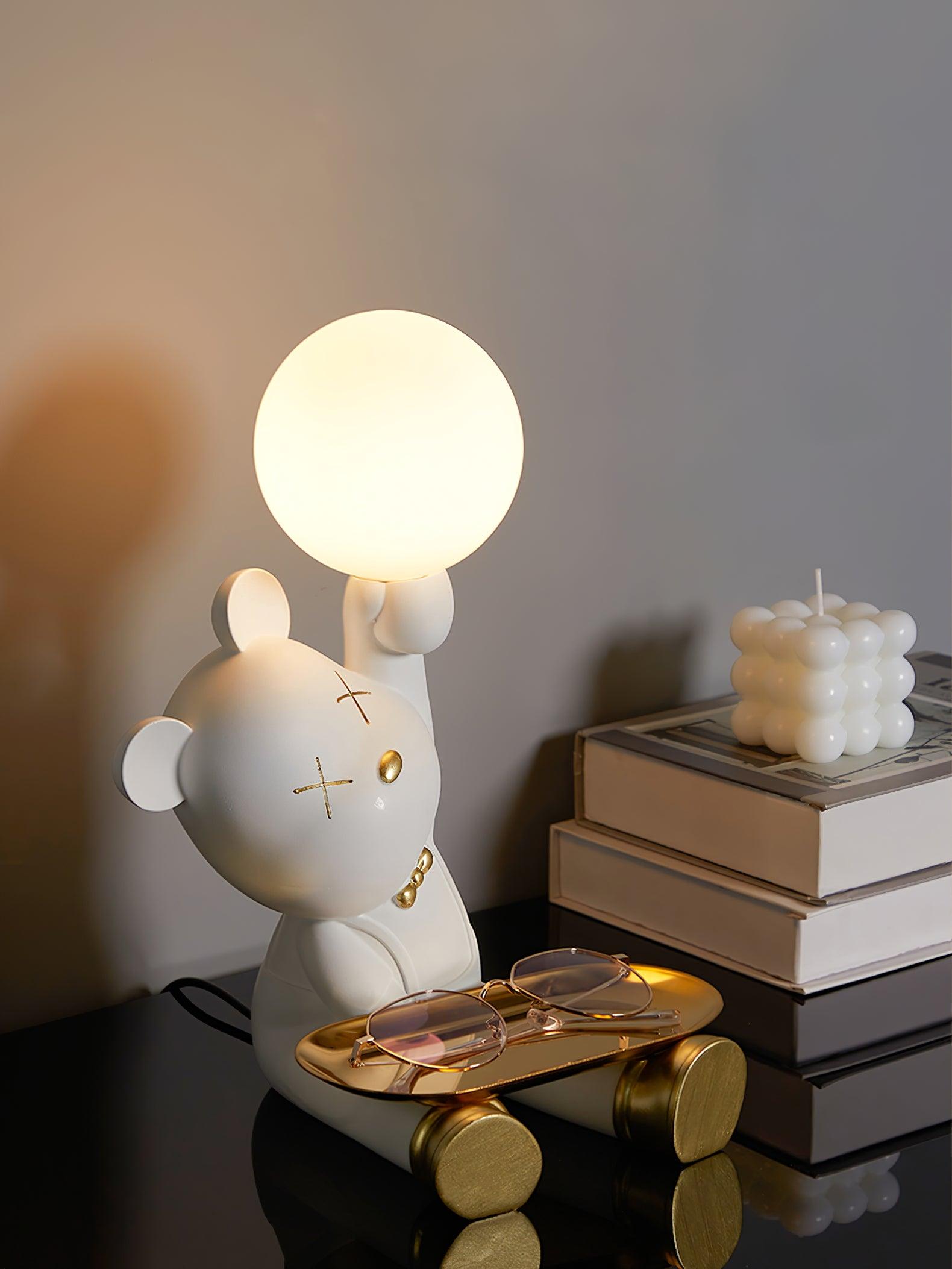 Violent Bear Tray Desk Light, Bedside Table Lamp, detail 4