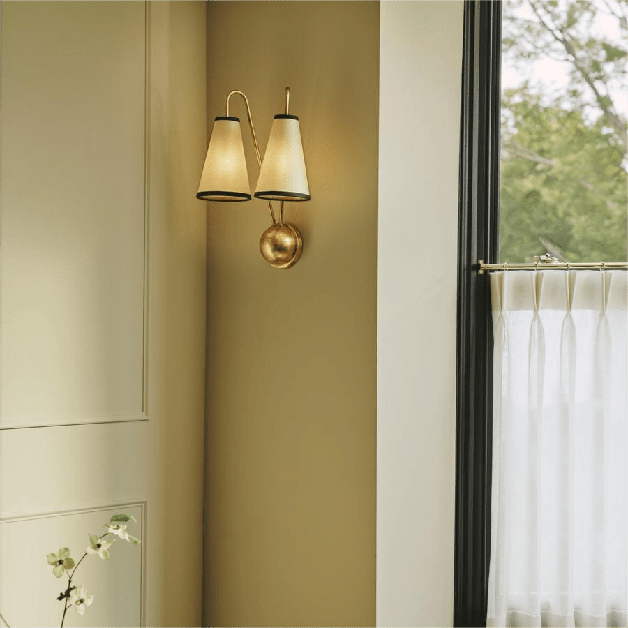 Vireo Twin Wall Light, Hardwired Wall Sconce, detail 3