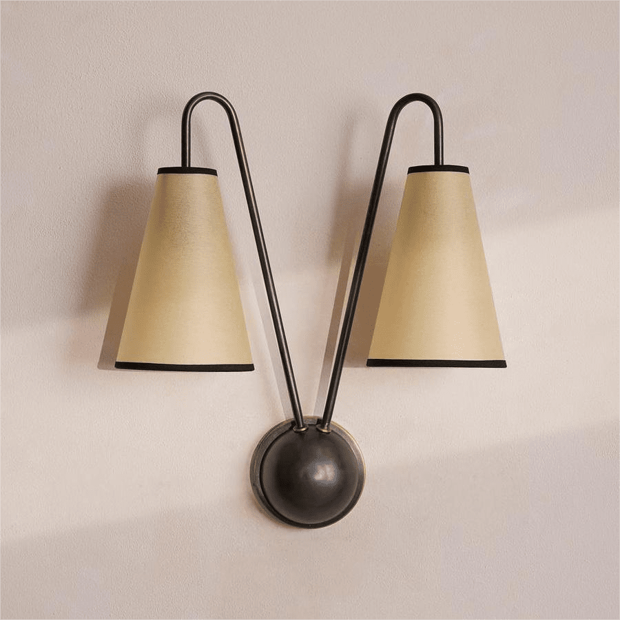 Vireo Twin Wall Light, Hardwired Wall Sconce, detail 18