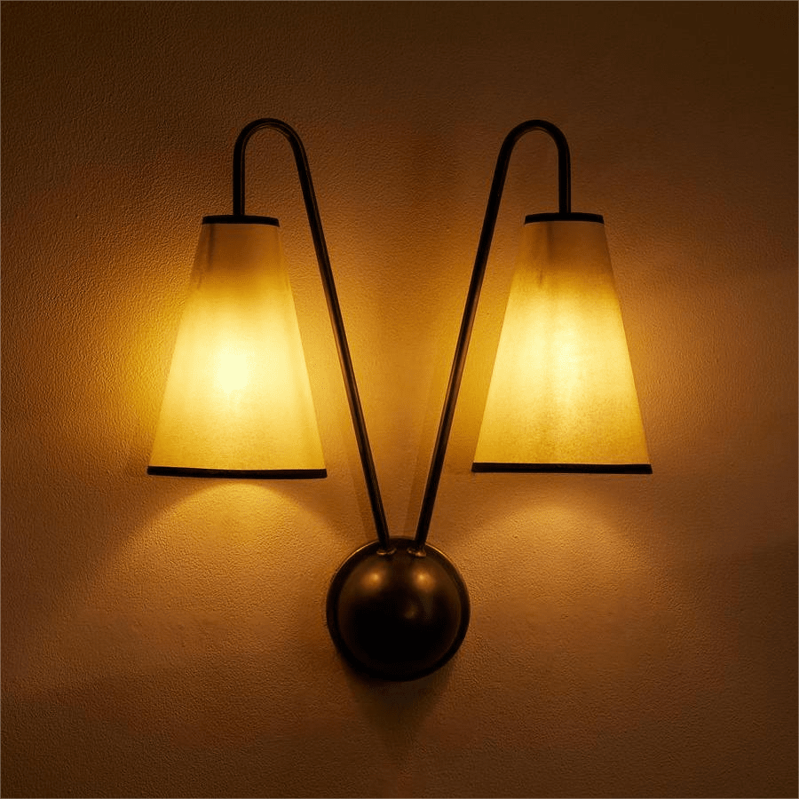 Vireo Twin Wall Light, Hardwired Wall Sconce, detail 7