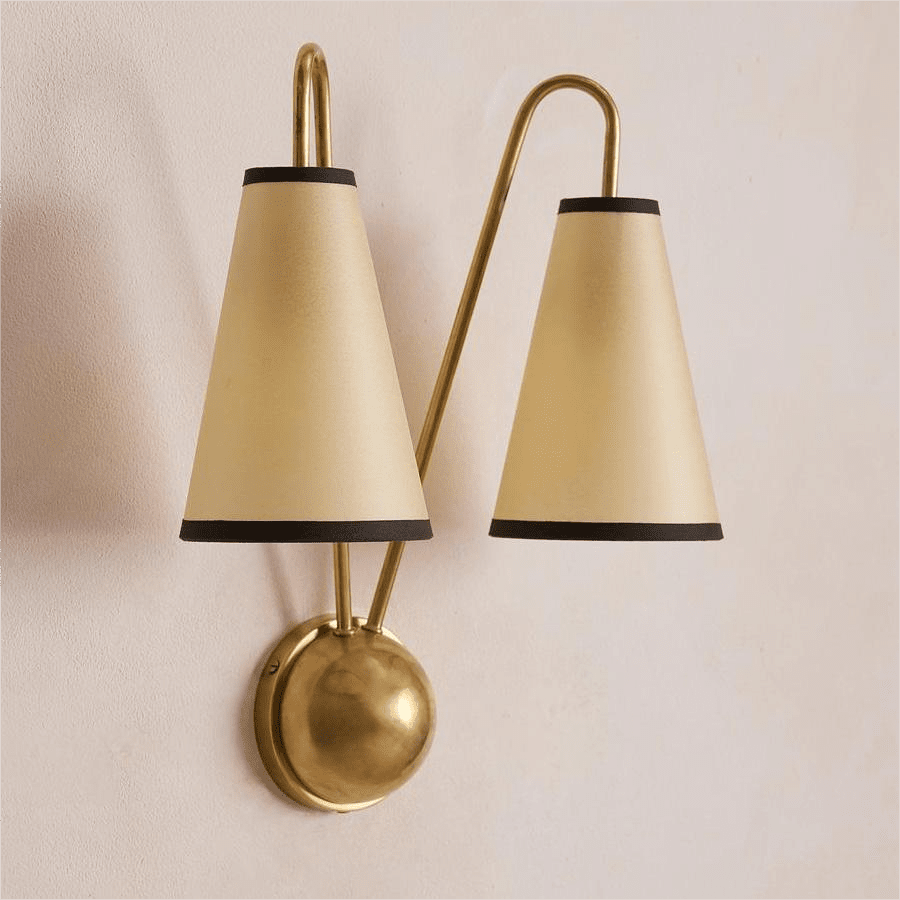 Vireo Twin Wall Light, Hardwired Wall Sconce, detail 9