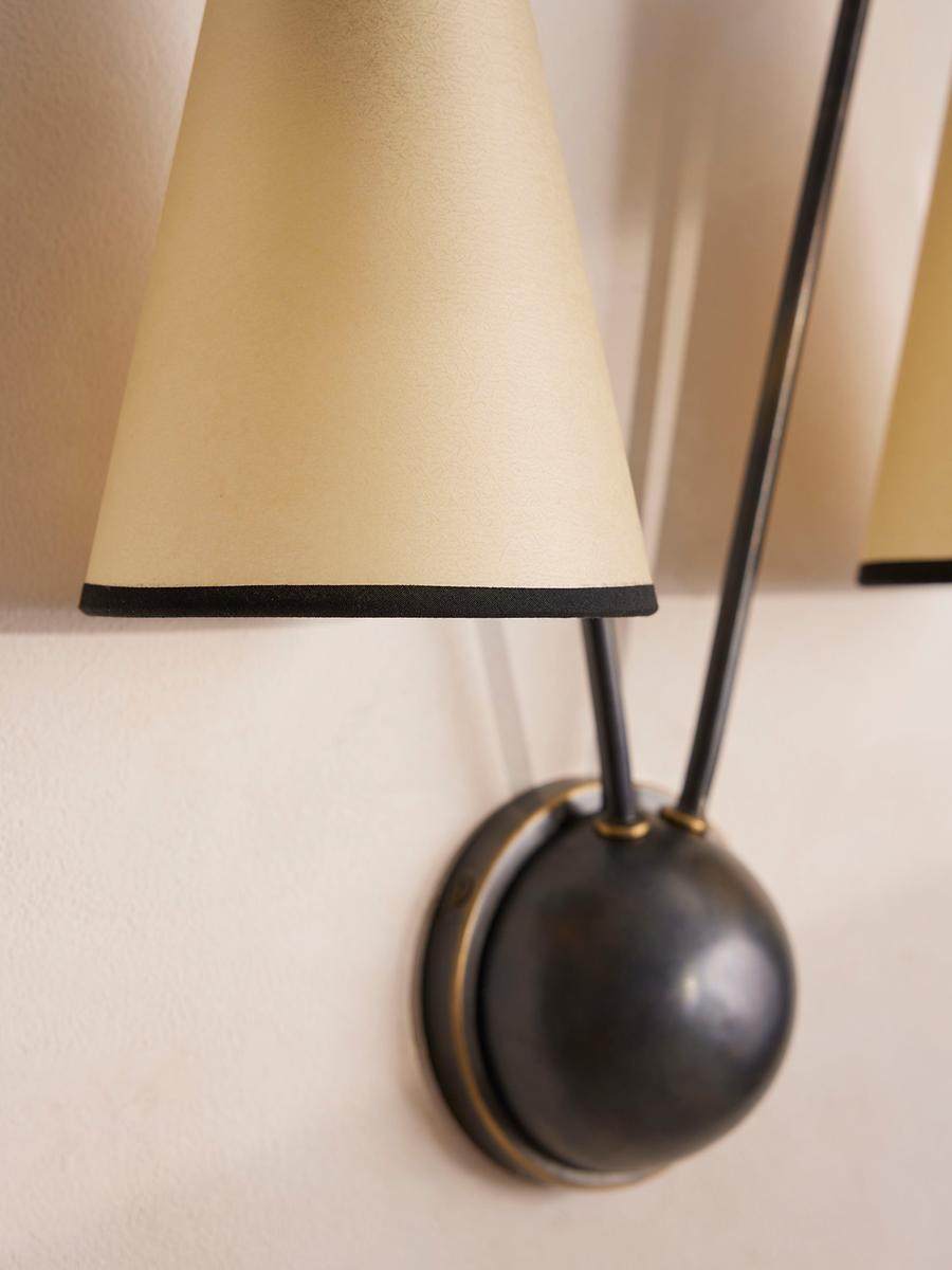 Vireo Twin Wall Light, Hardwired Wall Sconce, detail 10