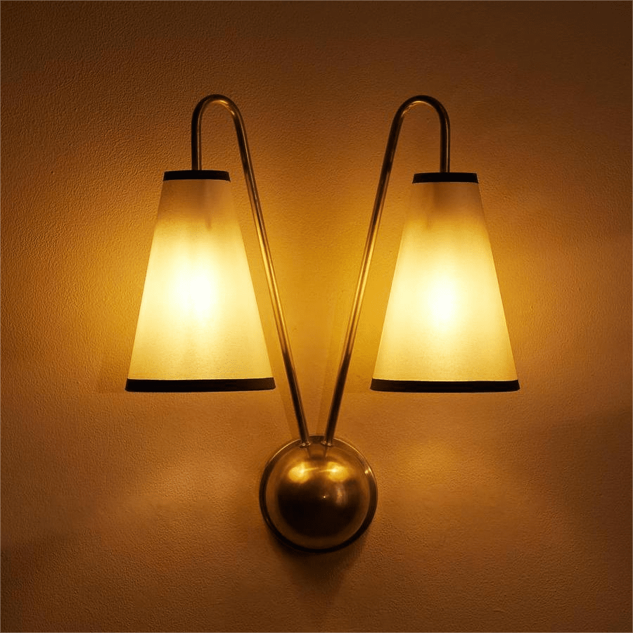 Vireo Twin Wall Light, Hardwired Wall Sconce, detail 12