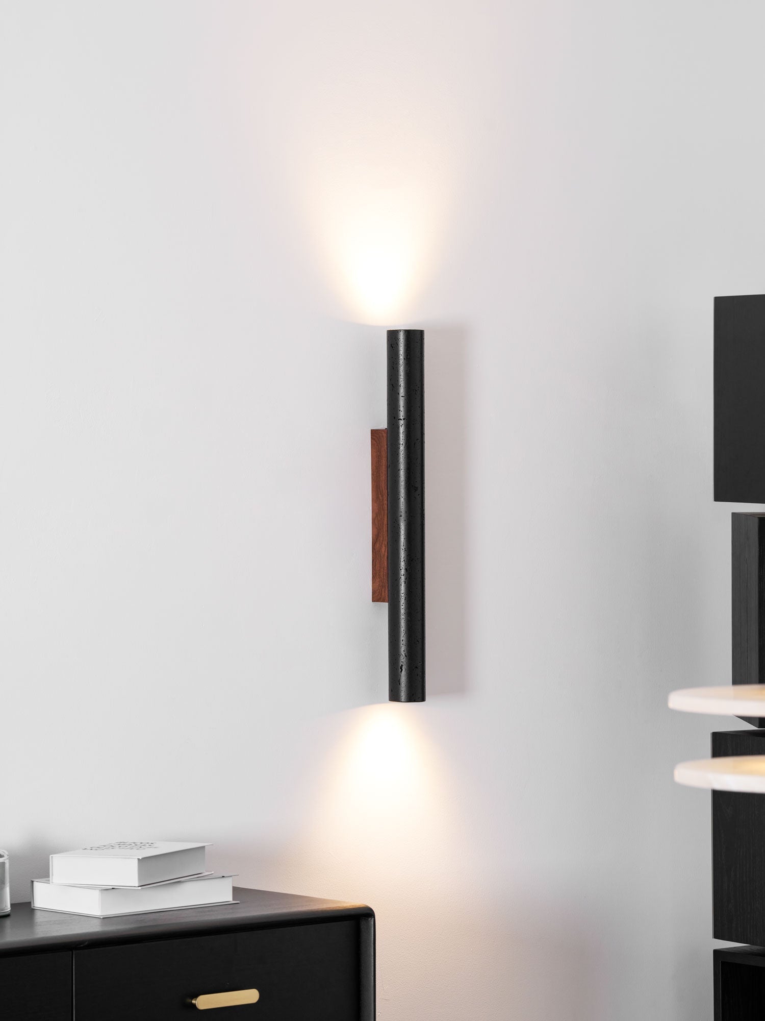 Volcanic Noir Wall Light, Hardwired Wall Sconce, detail 18