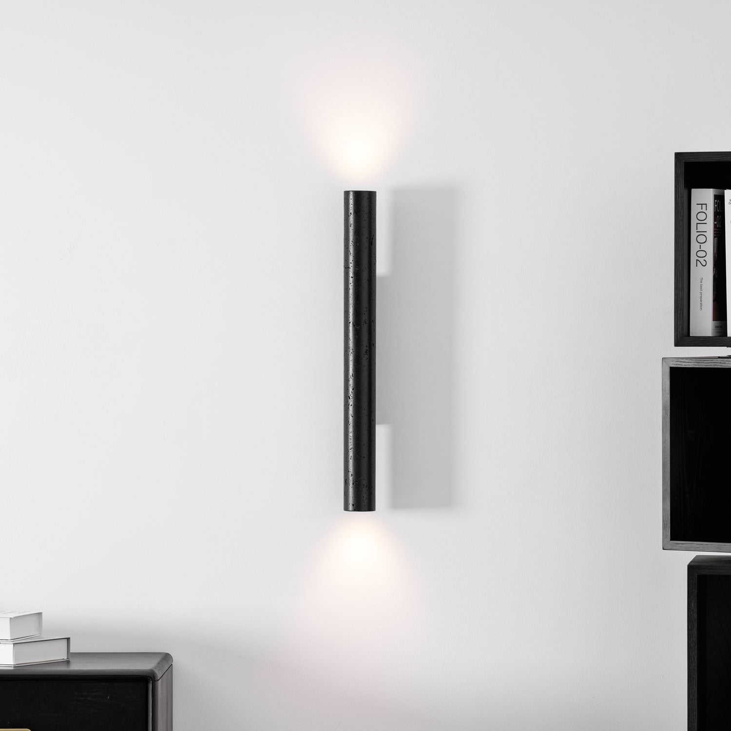 Volcanic Noir Wall Light, Hardwired Wall Sconce, detail 27