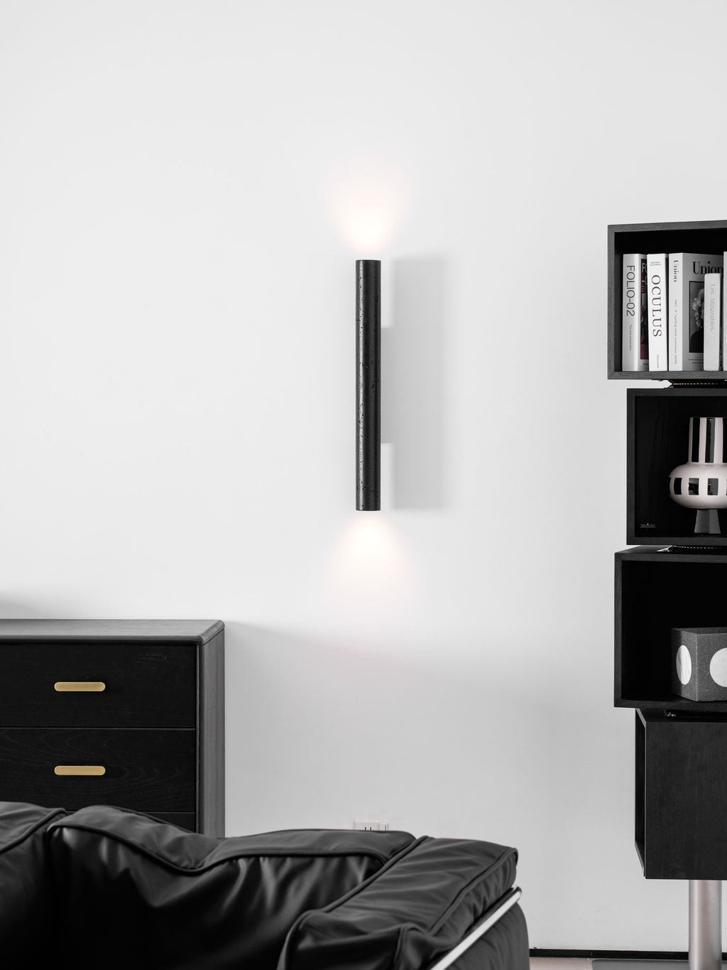 Volcanic Noir Wall Light, Hardwired Wall Sconce, detail 30