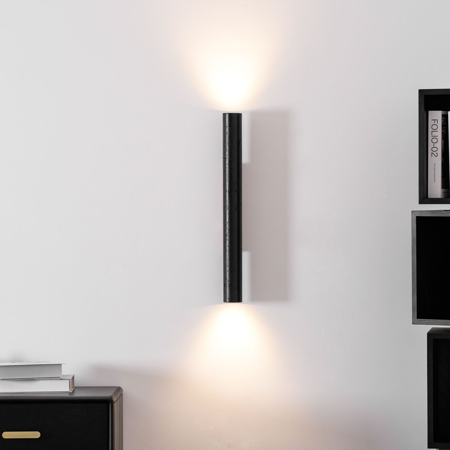 Volcanic Noir Wall Light, Hardwired Wall Sconce, detail 20