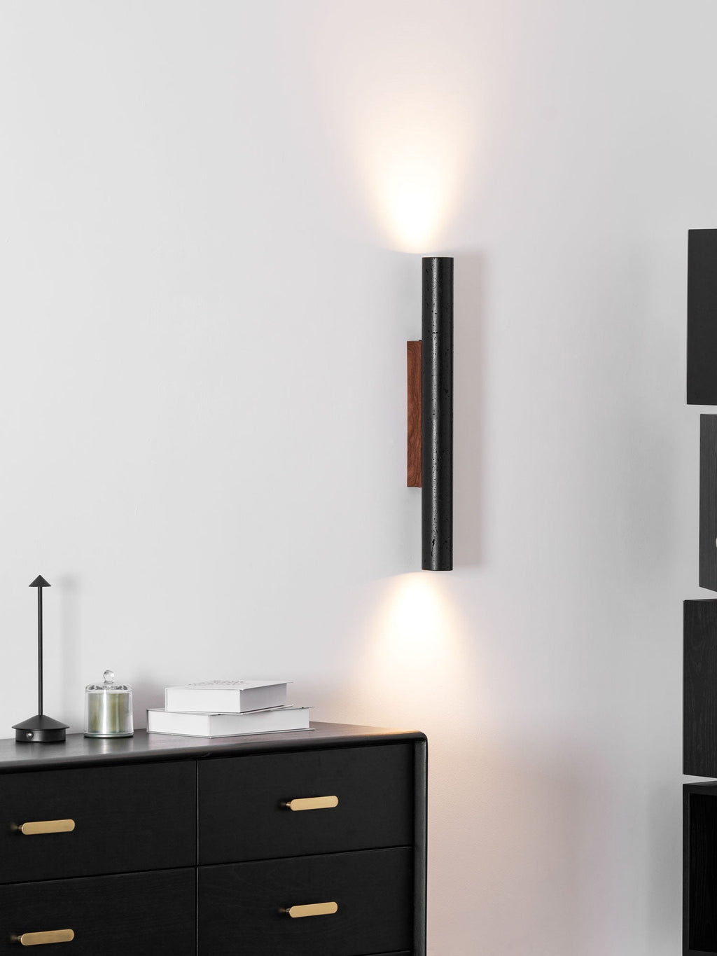 Volcanic Noir Wall Light, Hardwired Wall Sconce, detail 21