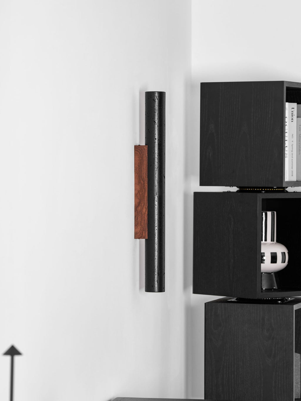 Volcanic Noir Wall Light, Hardwired Wall Sconce, detail 23