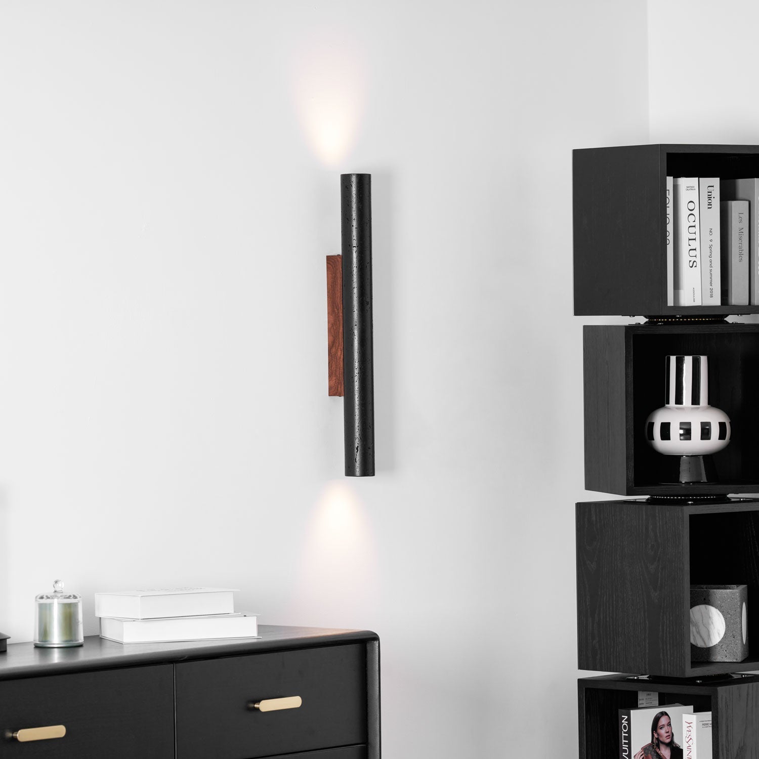 Volcanic Noir Wall Light, Hardwired Wall Sconce, detail 26