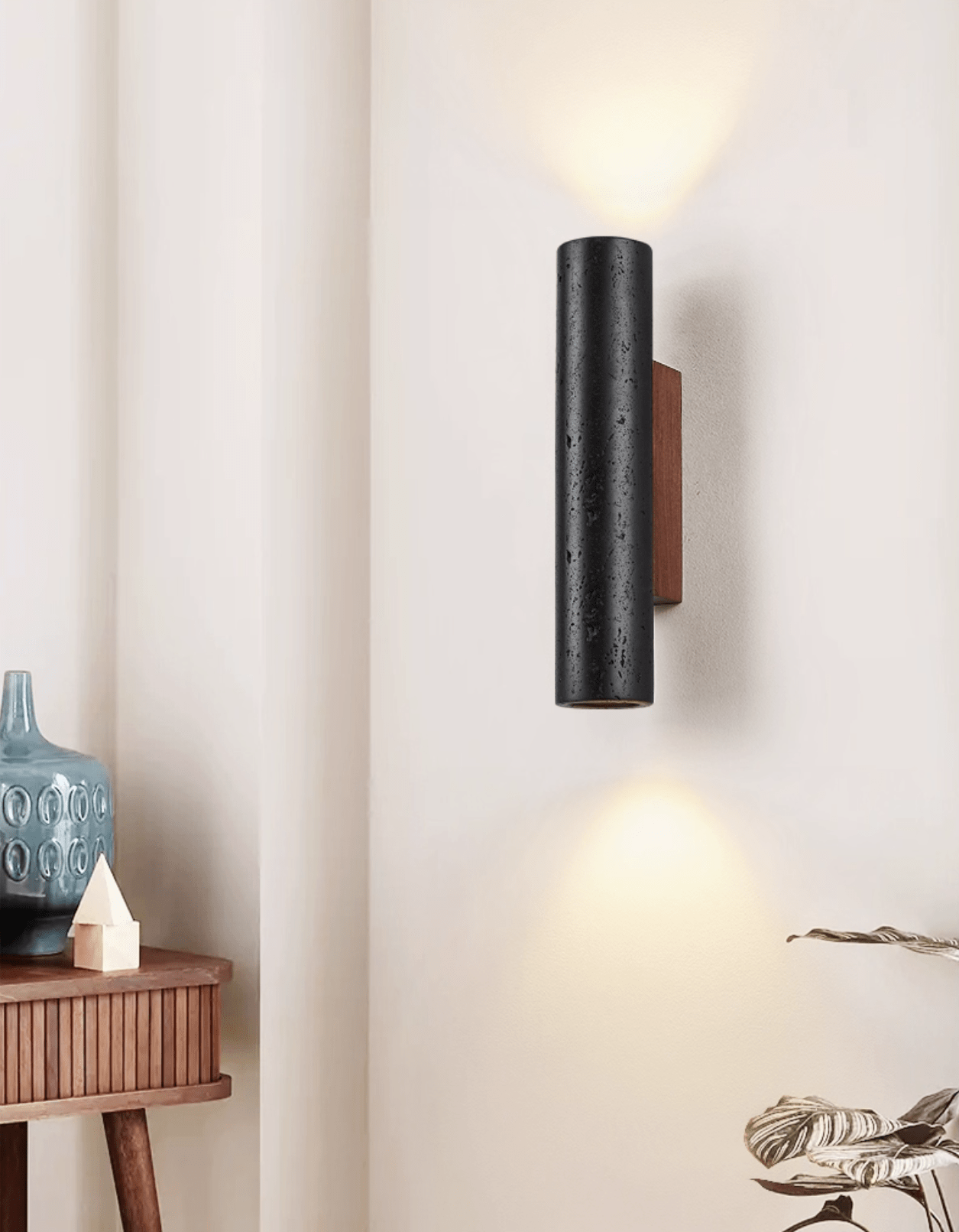 Volcanic Noir Wall Light, Hardwired Wall Sconce, detail 11