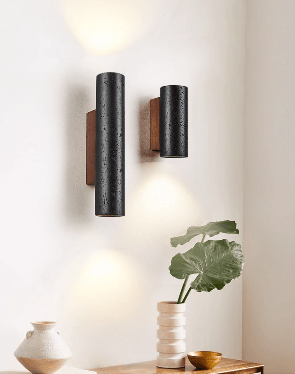 Volcanic Noir Wall Light, Hardwired Wall Sconce, detail 5