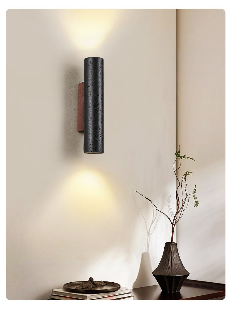 Volcanic Noir Wall Light, Hardwired Wall Sconce, detail 42