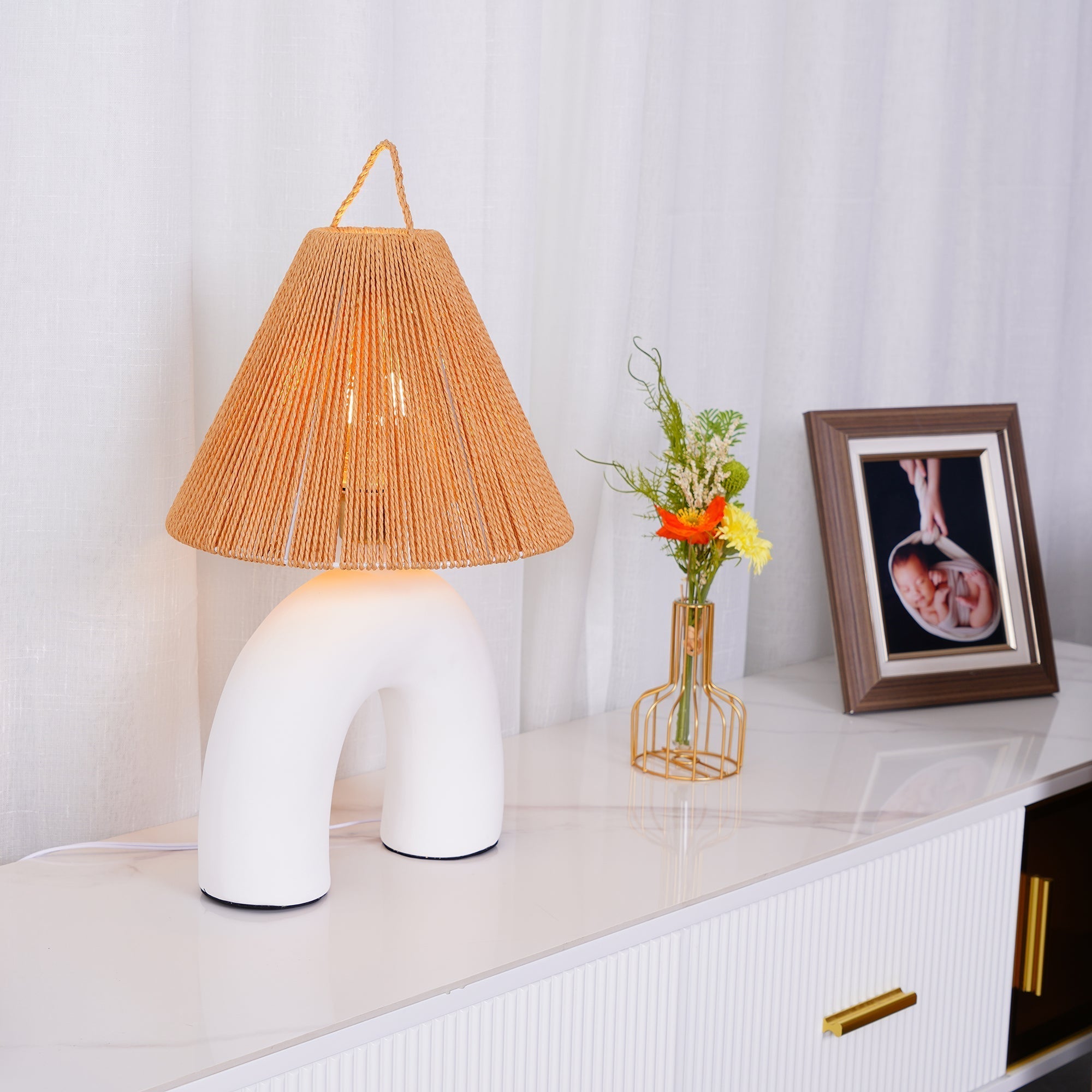 Arched Table Light, Bedside Table Lamp, detail 3