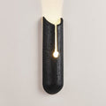 Vulca Split Stone Wall Light, Hardwired Wall Sconce, Metal, Dia 10cm x H 35cm