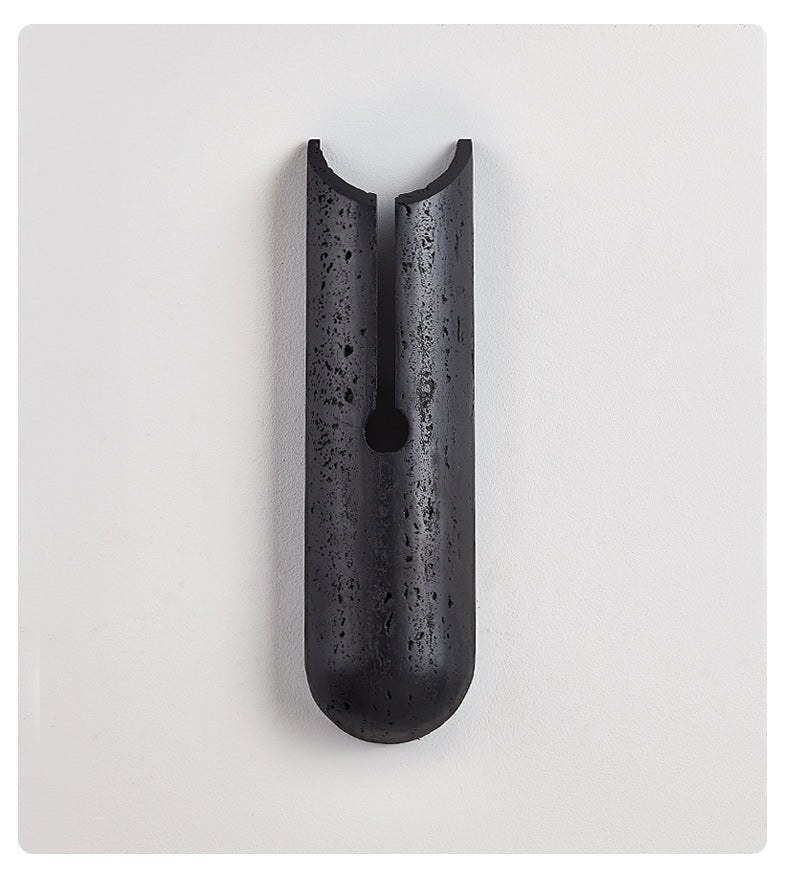 Vulca Split Stone Wall Light, Hardwired Wall Sconce, detail 10