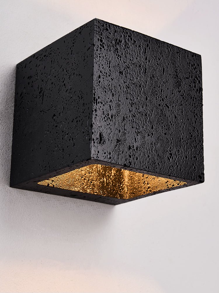 Vulcanis Cube Wall Light, Hardwired Wall Sconce, detail 13