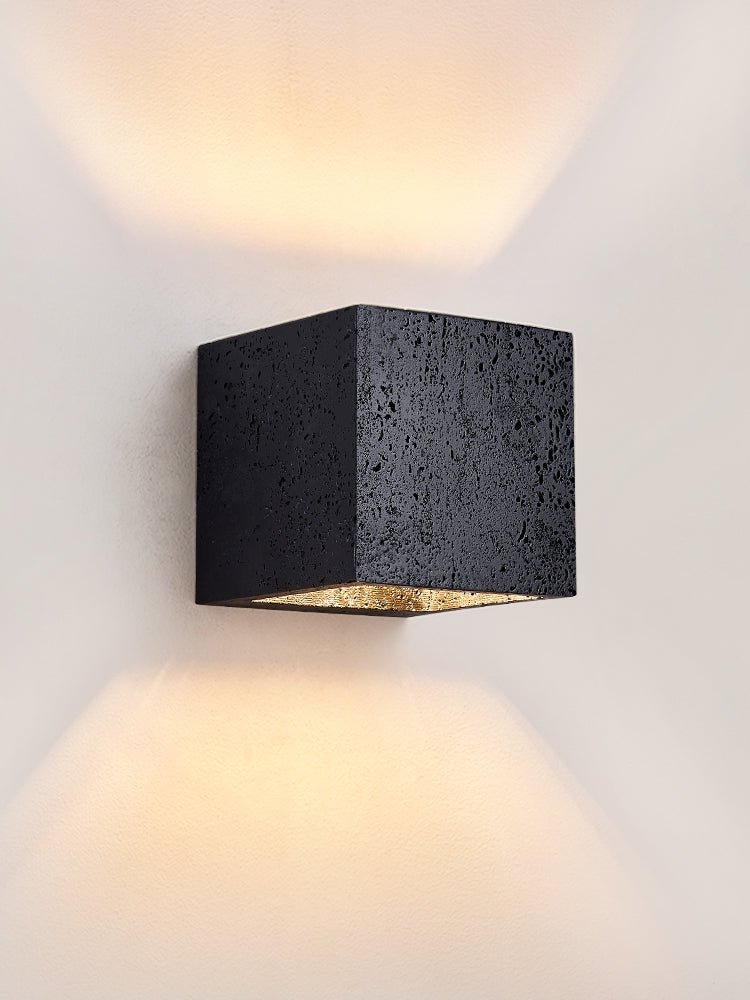 Vulcanis Cube Wall Light, Hardwired Wall Sconce, detail 16