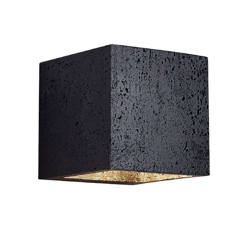 Vulcanis Cube Wall Light, Hardwired Wall Sconce, detail 18