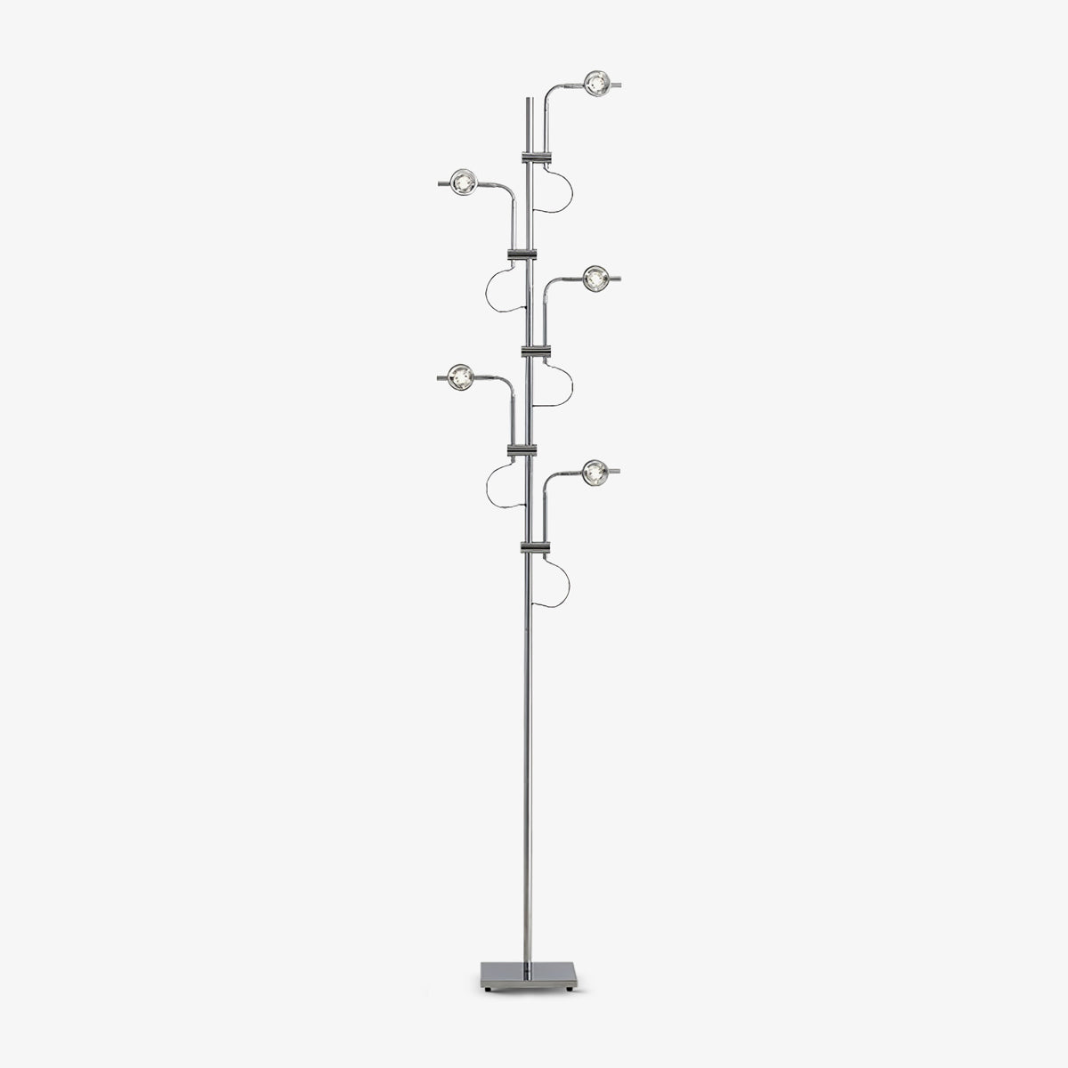 Wa Wa Floor Light, Floor Lamp, Metal, ∅ 15.8″ x H 62″