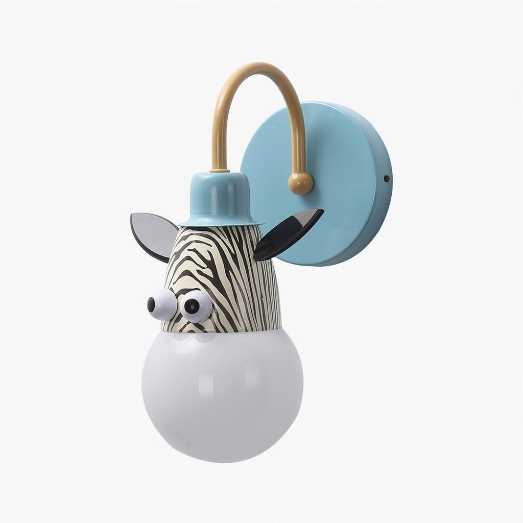 Cartoon Animal Kids Wall Light, Bedroom Wall Sconce, detail 5