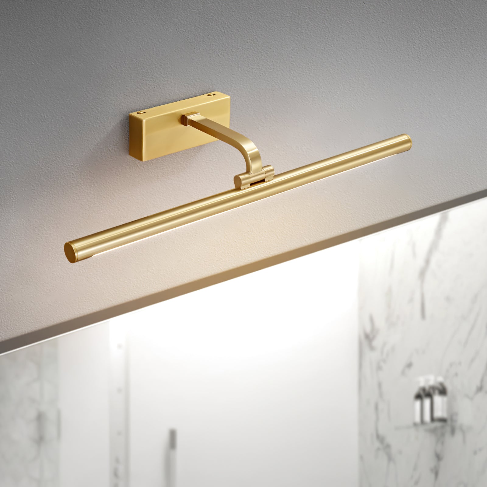 Walnut Color Linear LED Wall Light - Wall Lamp, Hardwired Wall Sconce, detail 16