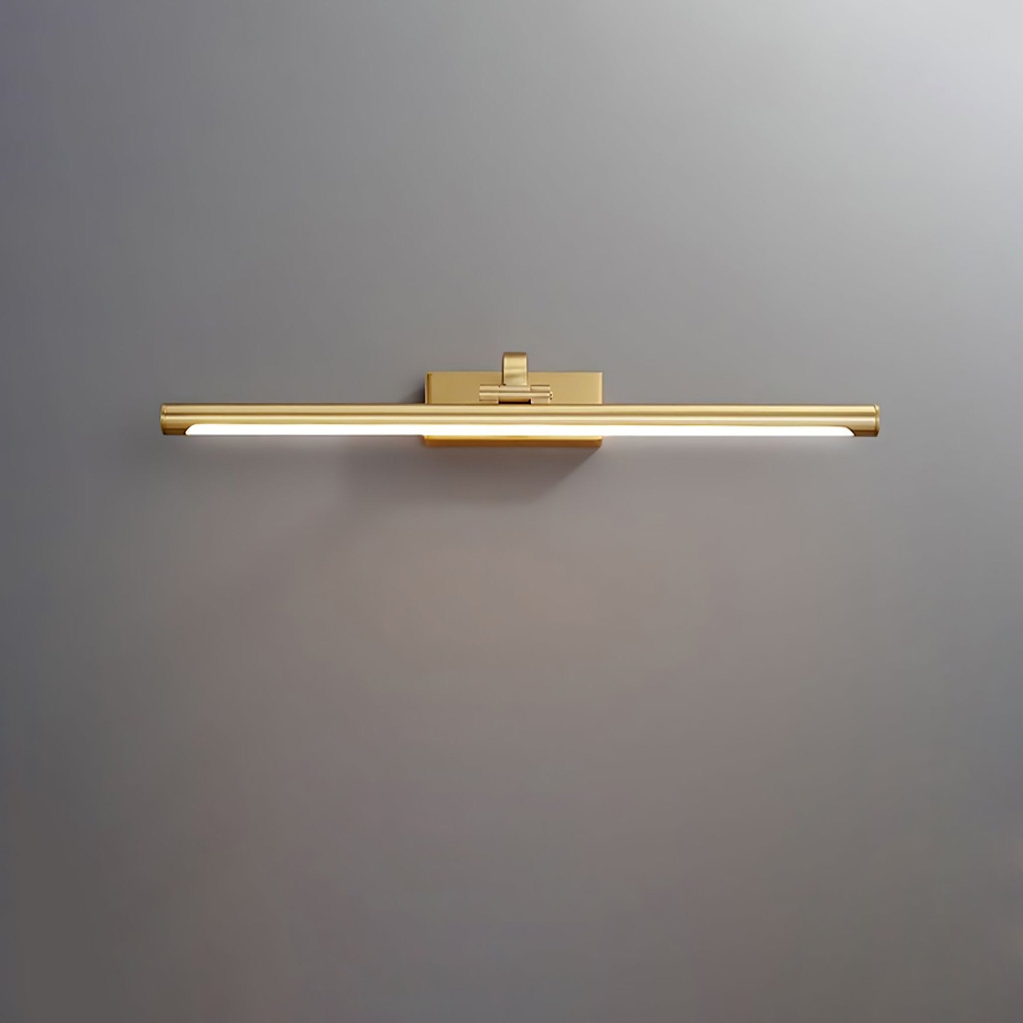 Walnut Color Linear LED Wall Light - Wall Lamp, Hardwired Wall Sconce, detail 6