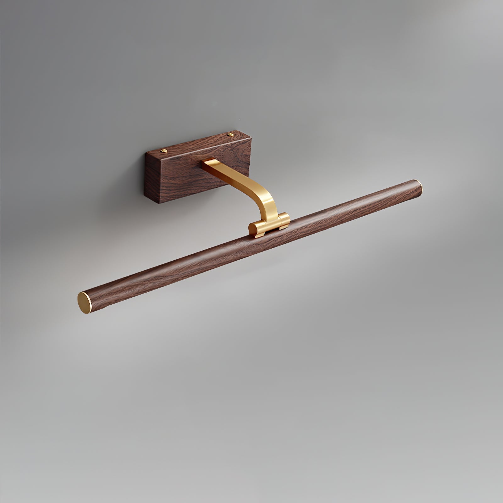 Walnut Color Linear LED Wall Light - Wall Lamp, Hardwired Wall Sconce, detail 20