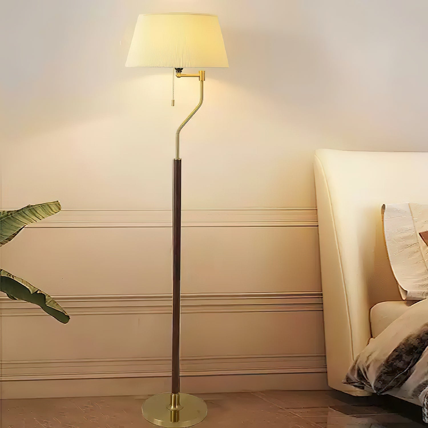 Walnut Whisper Tall Floor Light, Floor Lamp, detail 3