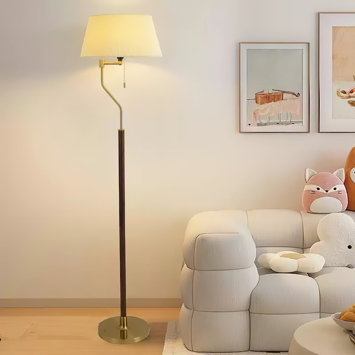 Walnut Whisper Tall Floor Light, Floor Lamp, detail 4