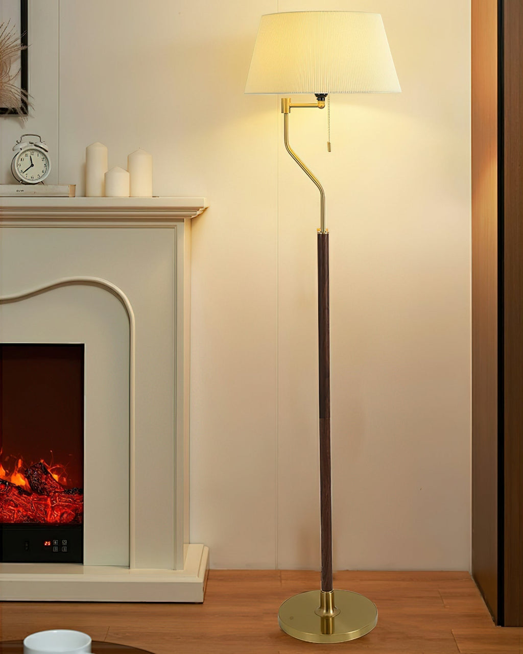 Walnut Whisper Tall Floor Light, Floor Lamp, detail 9