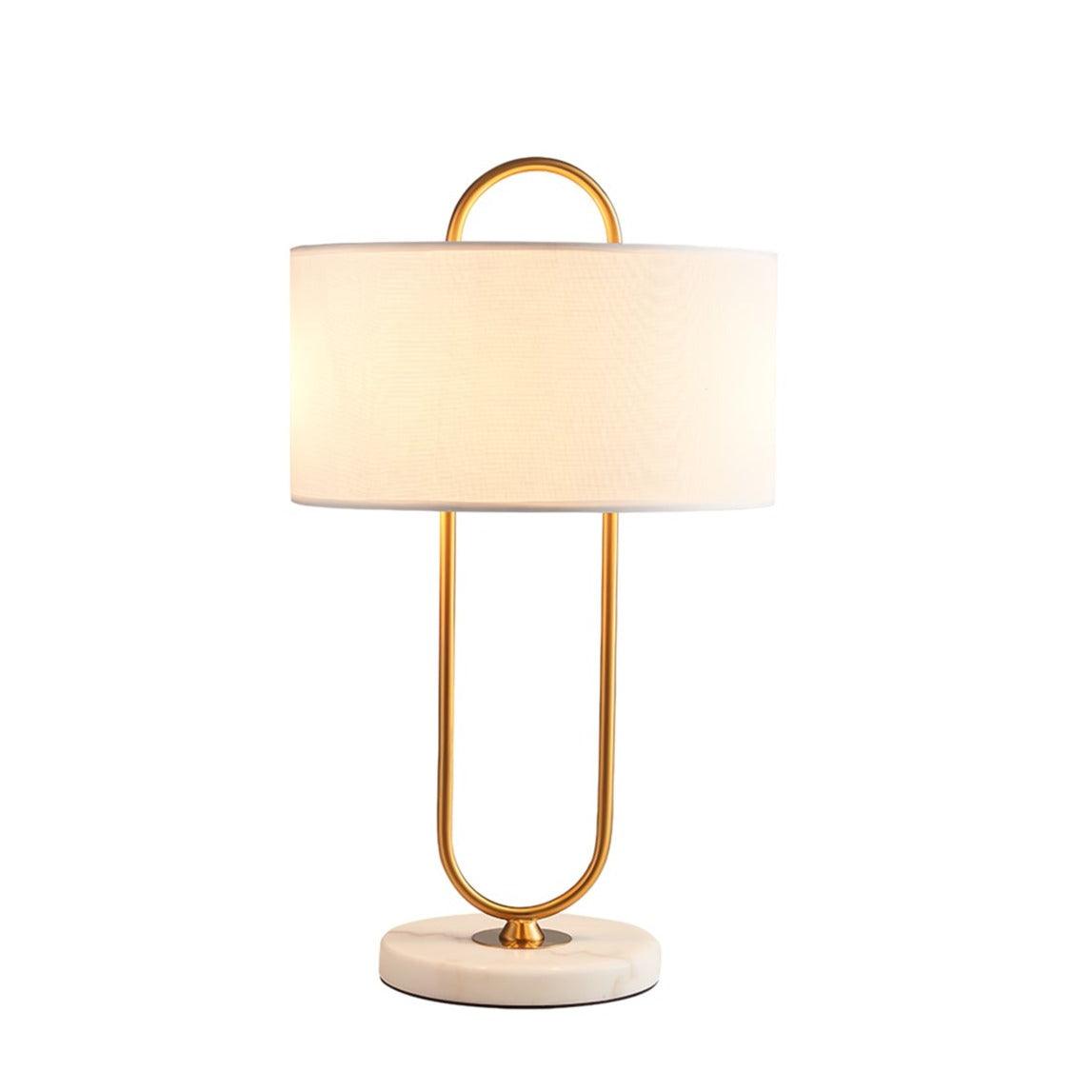 Warner Table Light, Bedside Table Lamp, Metal, Dia 33cm x H 58cm
