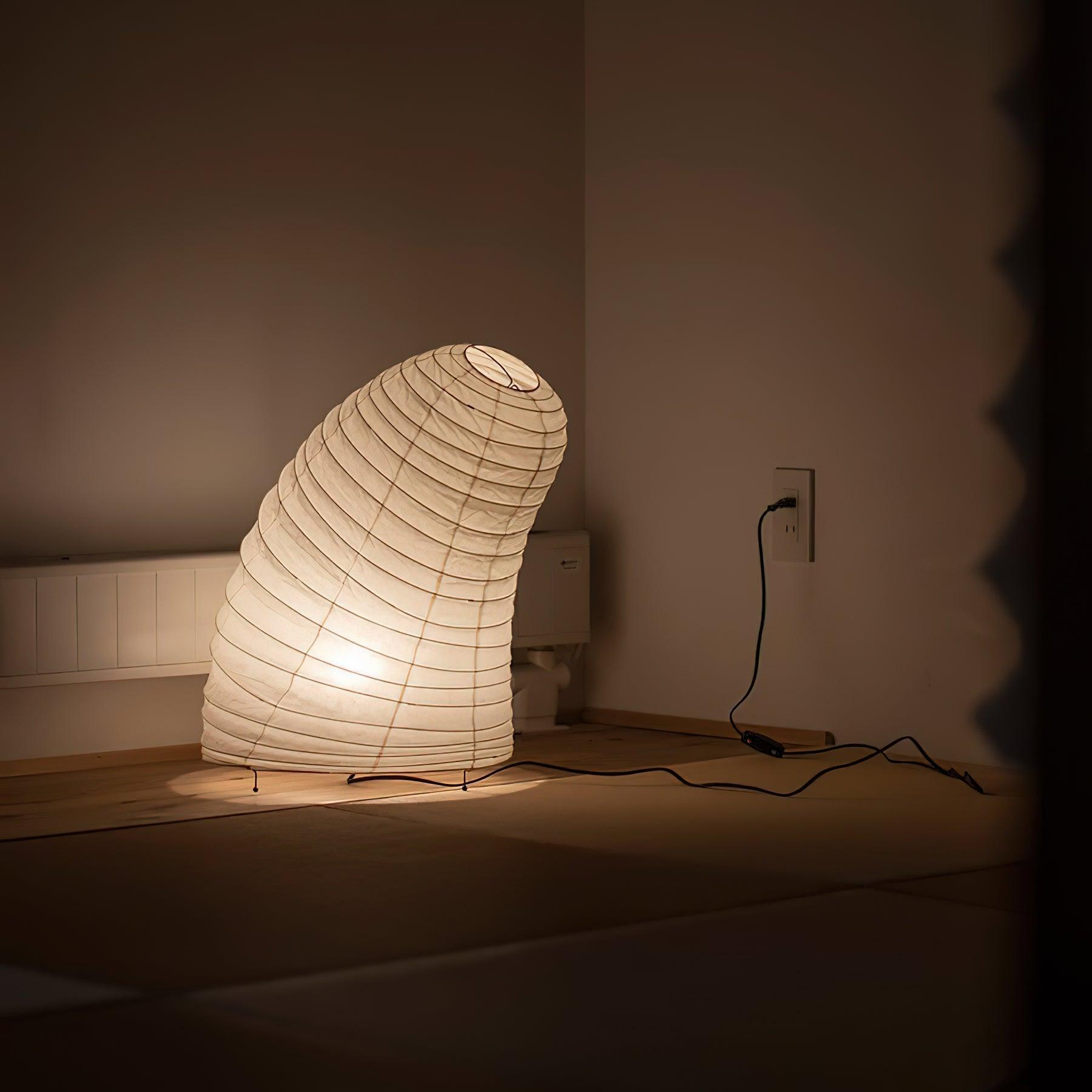 Washi Paper Table Light, Bedside Table Lamp, detail 95