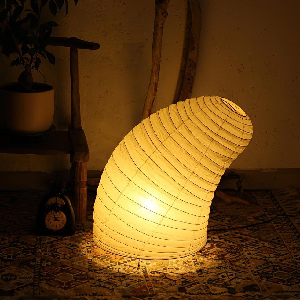 Washi Paper Table Light, Bedside Table Lamp, detail 6