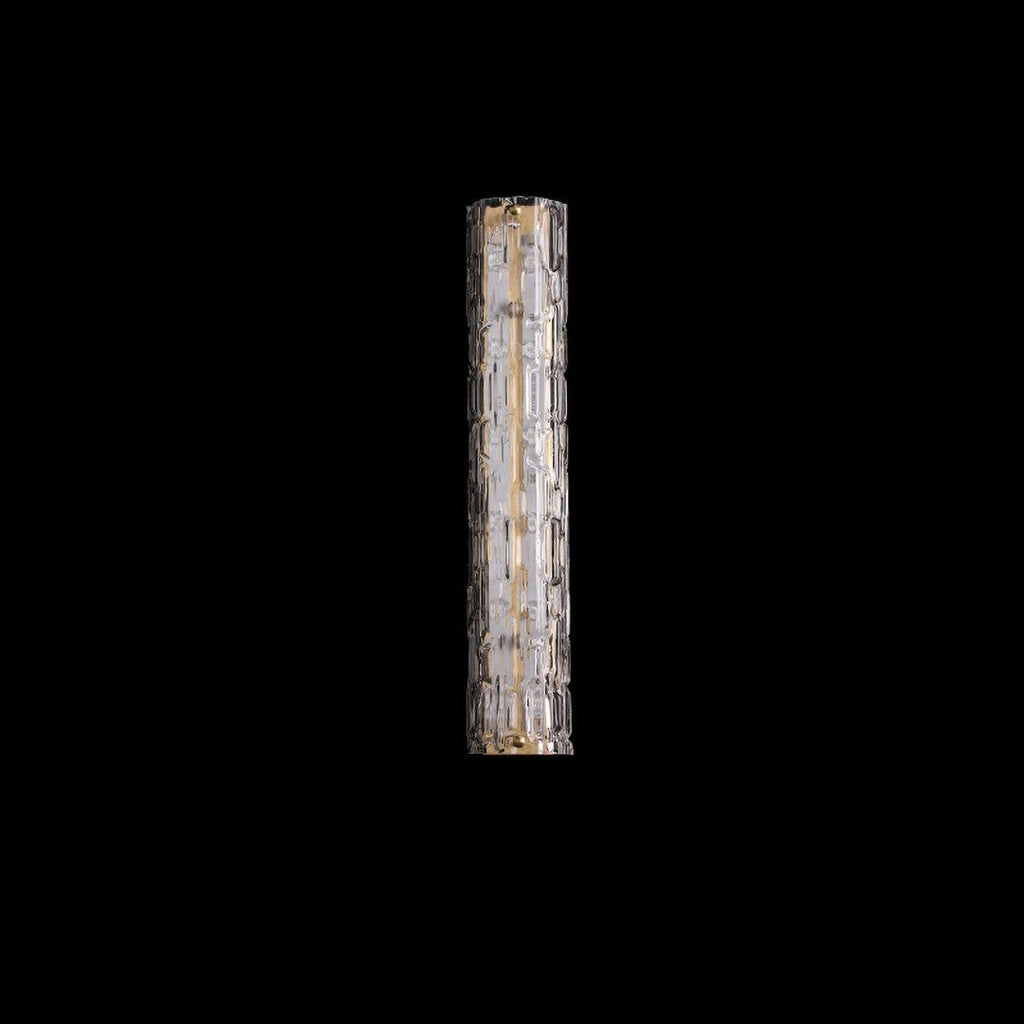 Wall Light, Hardwired Wall Sconce, Brass, Dia 9cm x H 45cm