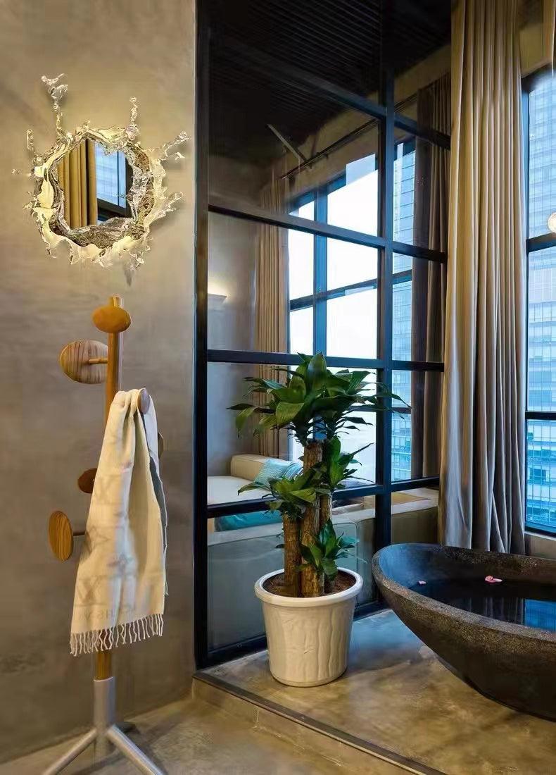 Water Drop Mirror Wall Light, Hardwired Wall Sconce, detail 11