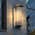 Box Waterproof LED 3w Contemporary Exterior Solar Wall Fixtures Lighting, Outdoor Wall Light, Metal, 20.1"